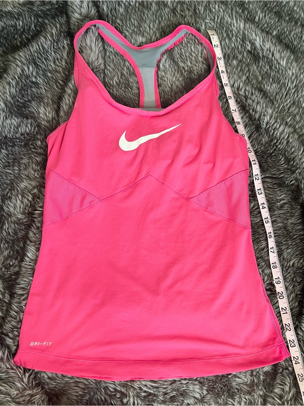 Nike Women’s Hot Pink Racerback Tank Top - Picture 4 of 7
